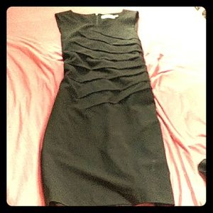 A black formal dress